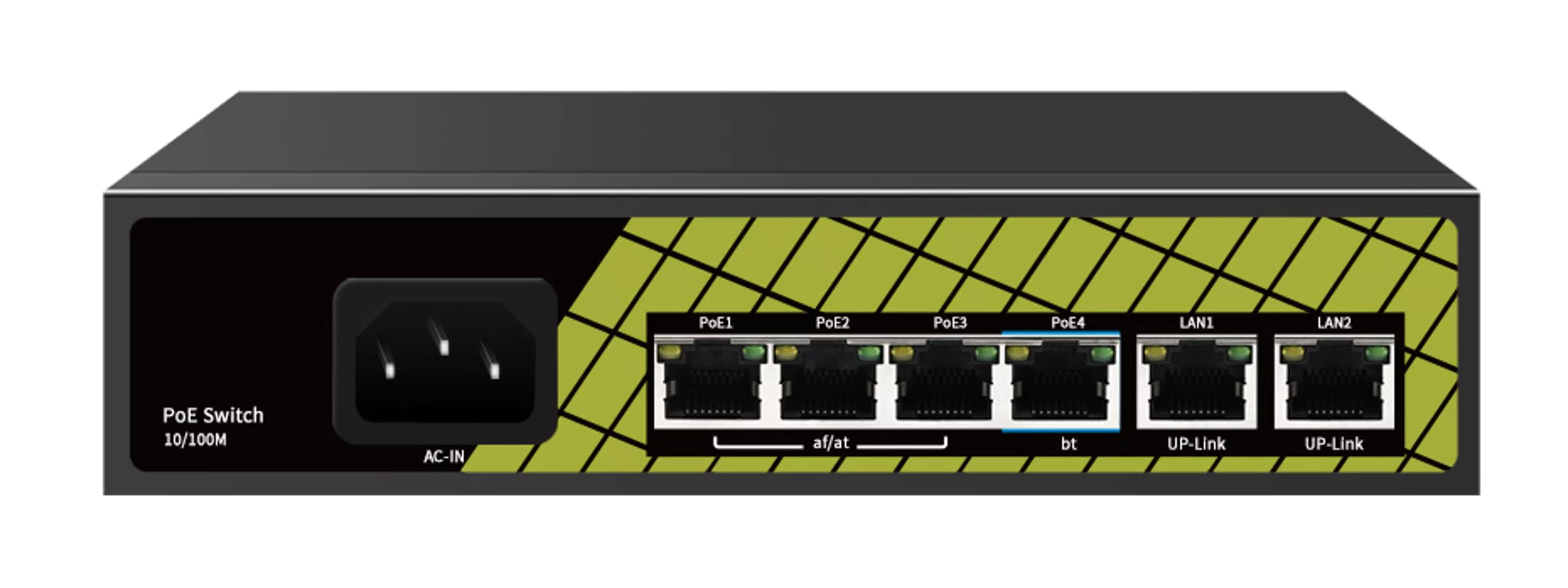 Коммутатор PoE Tantos TSn-4FP6F2