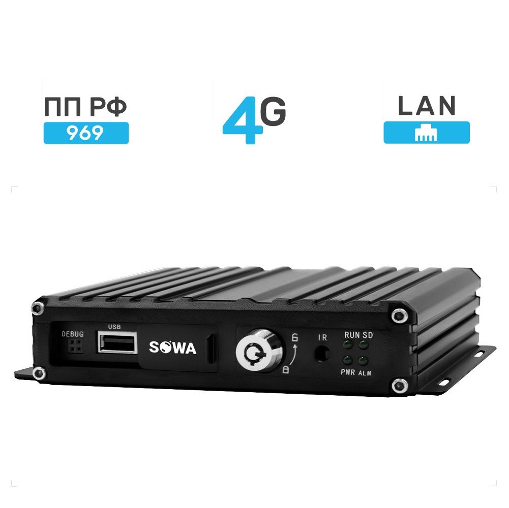 Видеорегистратор Sowa MVR 204GW4GSDL Видеорегистратор Sowa MVR 204GW4GSDL