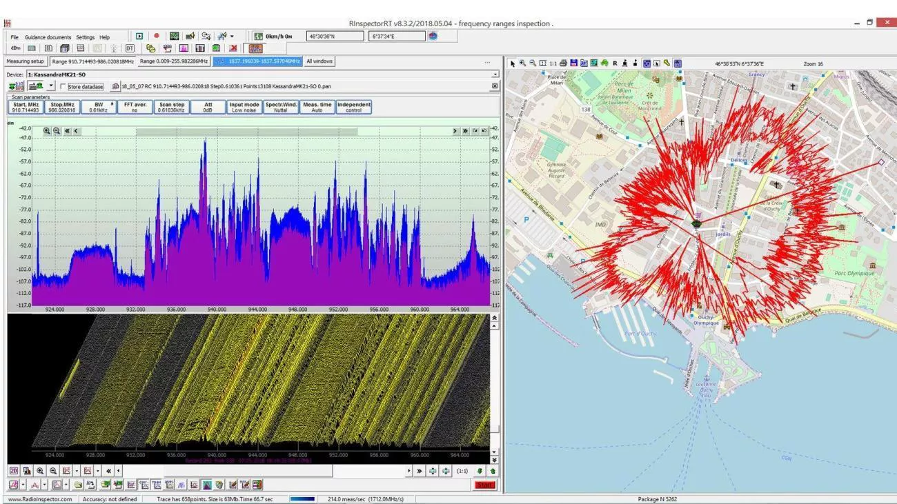 Дополнительная опция РадиоСофт Geo к СПО radioinspector