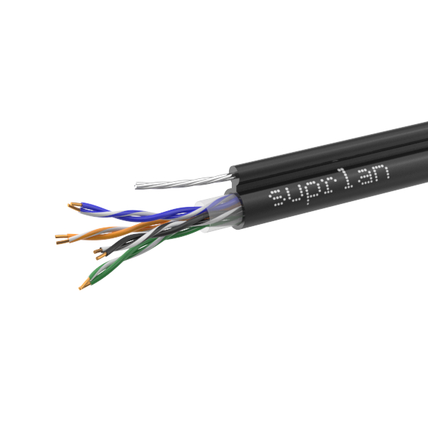 Кабель СУПР Standard UTP 5e 4x2xAWG24 Cu PE Out. T-FG8 (трос) 305м (RUS)