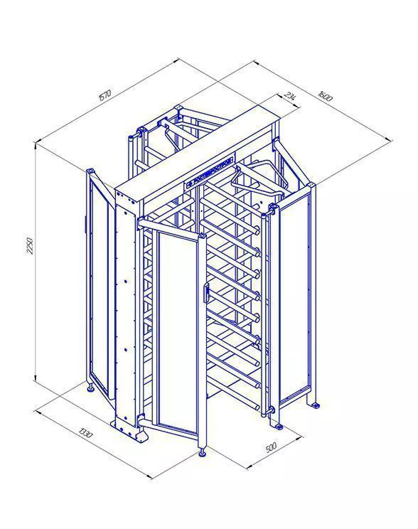 Турникет РОСТЕВРОСТРОЙ "Ростов-Дон ПР1С/4М2"