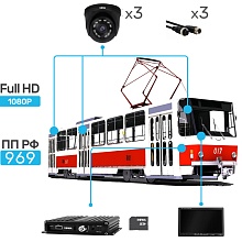 Комплект видеонаблюдения Sowa Трамвай городской Комплект видеонаблюдения Sowa Трамвай городской